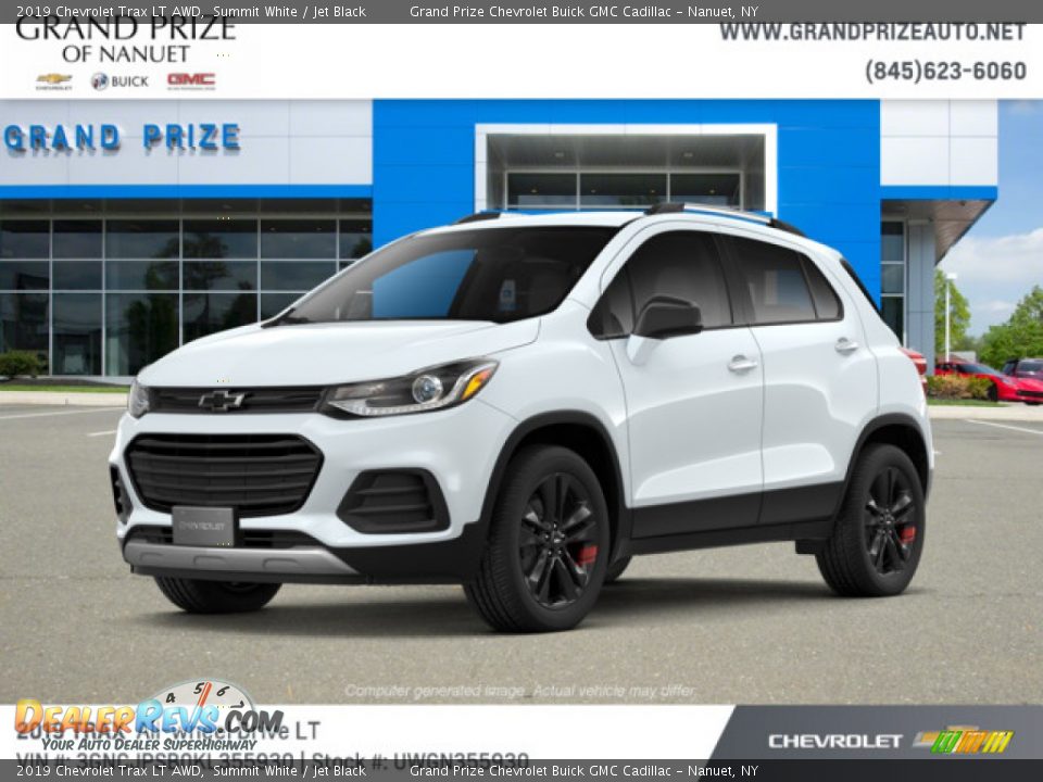 2019 Chevrolet Trax LT AWD Summit White / Jet Black Photo #1
