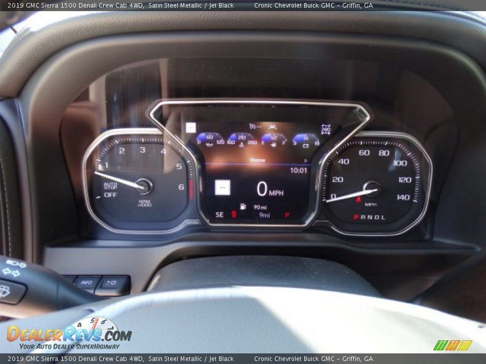 2019 GMC Sierra 1500 Denali Crew Cab 4WD Satin Steel Metallic / Jet Black Photo #20