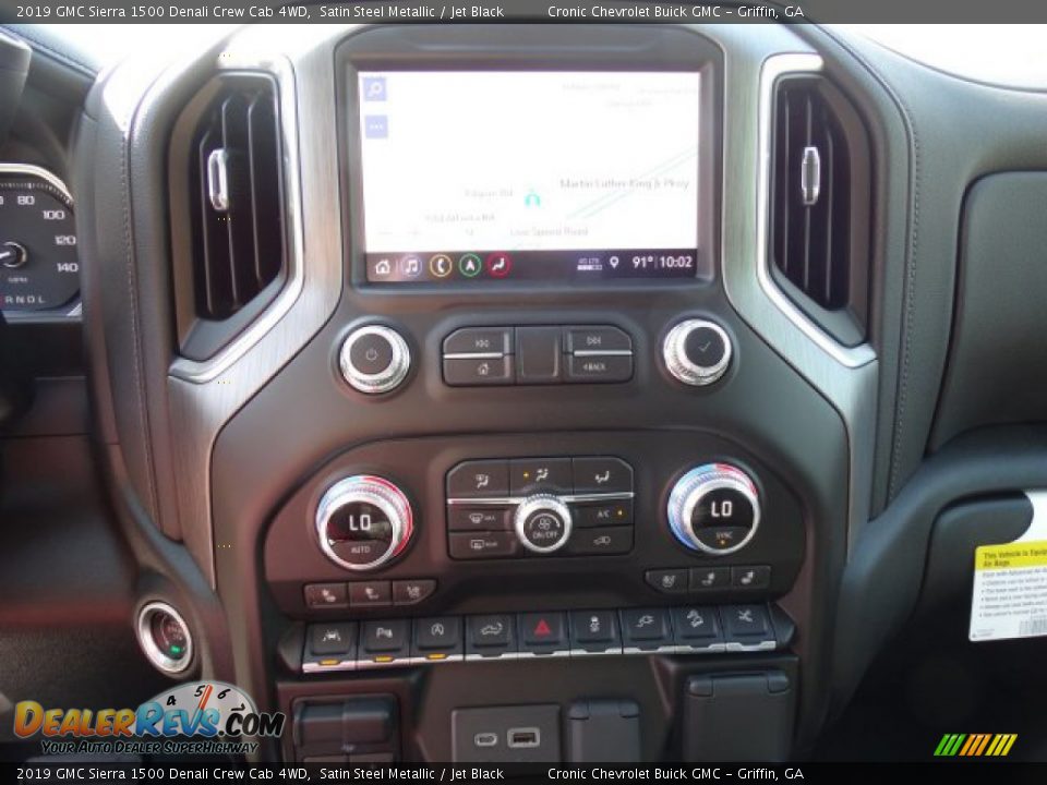 2019 GMC Sierra 1500 Denali Crew Cab 4WD Satin Steel Metallic / Jet Black Photo #21