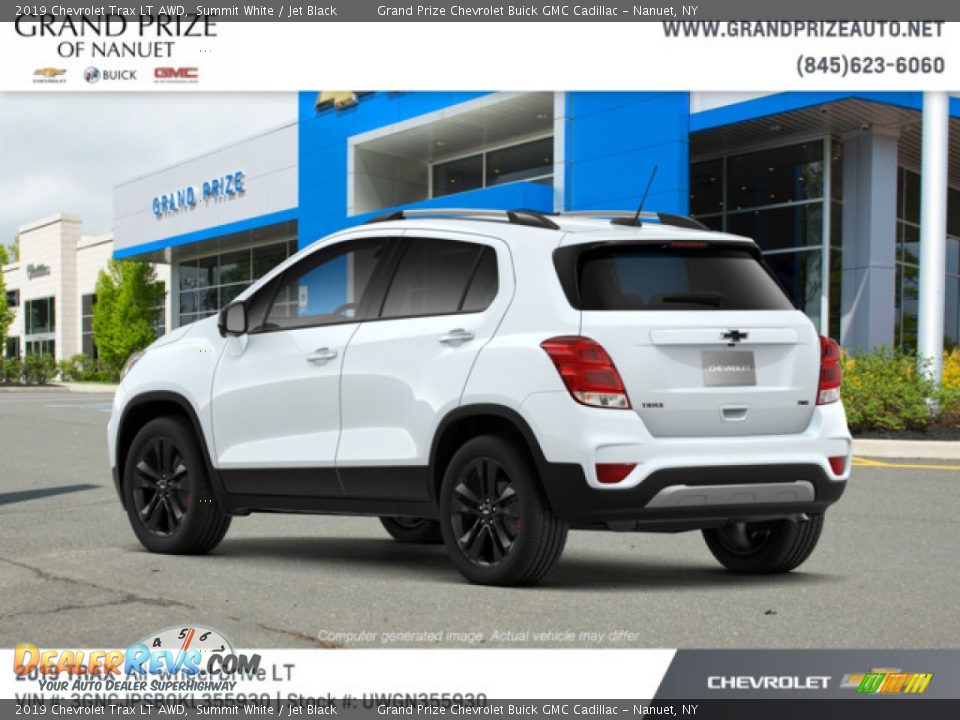 2019 Chevrolet Trax LT AWD Summit White / Jet Black Photo #3