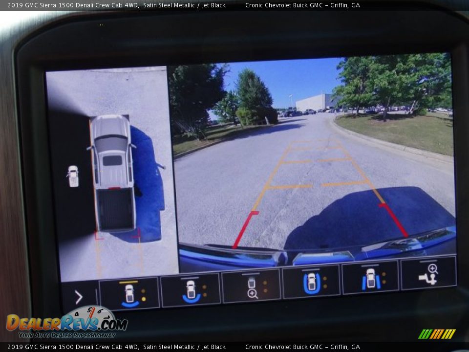 2019 GMC Sierra 1500 Denali Crew Cab 4WD Satin Steel Metallic / Jet Black Photo #22