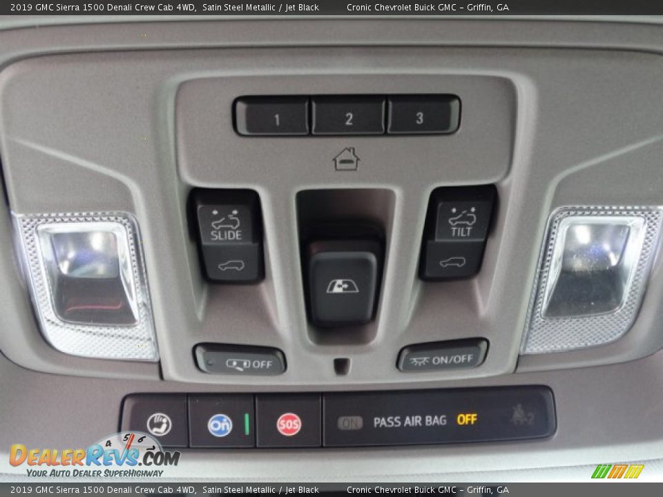 2019 GMC Sierra 1500 Denali Crew Cab 4WD Satin Steel Metallic / Jet Black Photo #23