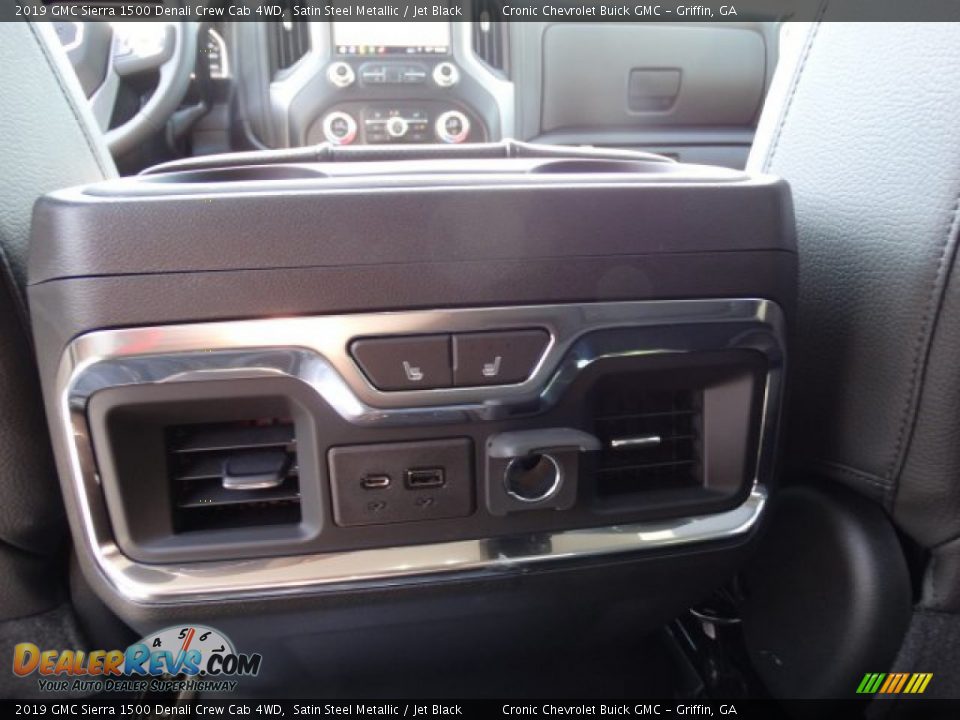 2019 GMC Sierra 1500 Denali Crew Cab 4WD Satin Steel Metallic / Jet Black Photo #27