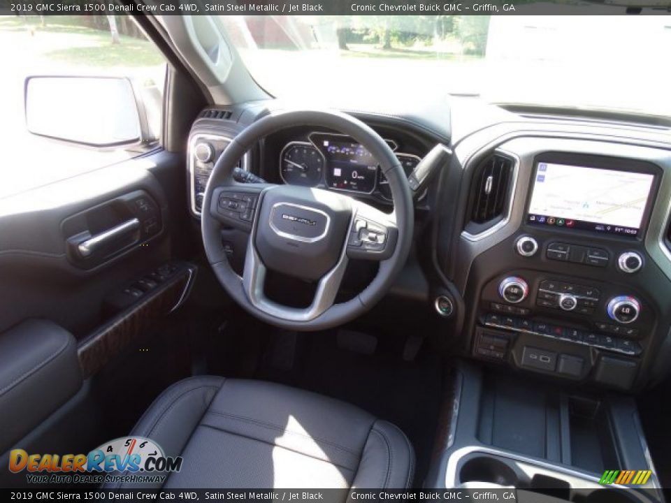 2019 GMC Sierra 1500 Denali Crew Cab 4WD Satin Steel Metallic / Jet Black Photo #28