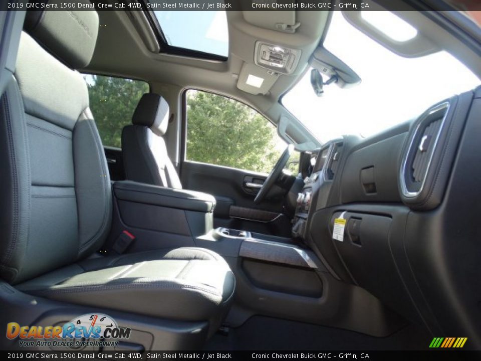 2019 GMC Sierra 1500 Denali Crew Cab 4WD Satin Steel Metallic / Jet Black Photo #30