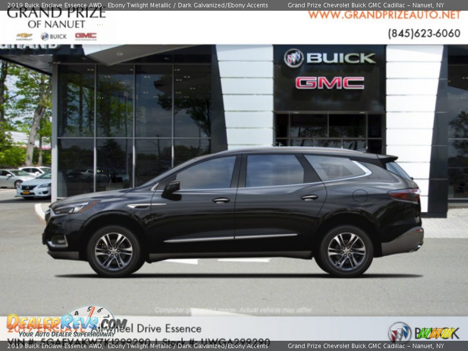 2019 Buick Enclave Essence AWD Ebony Twilight Metallic / Dark Galvanized/Ebony Accents Photo #2