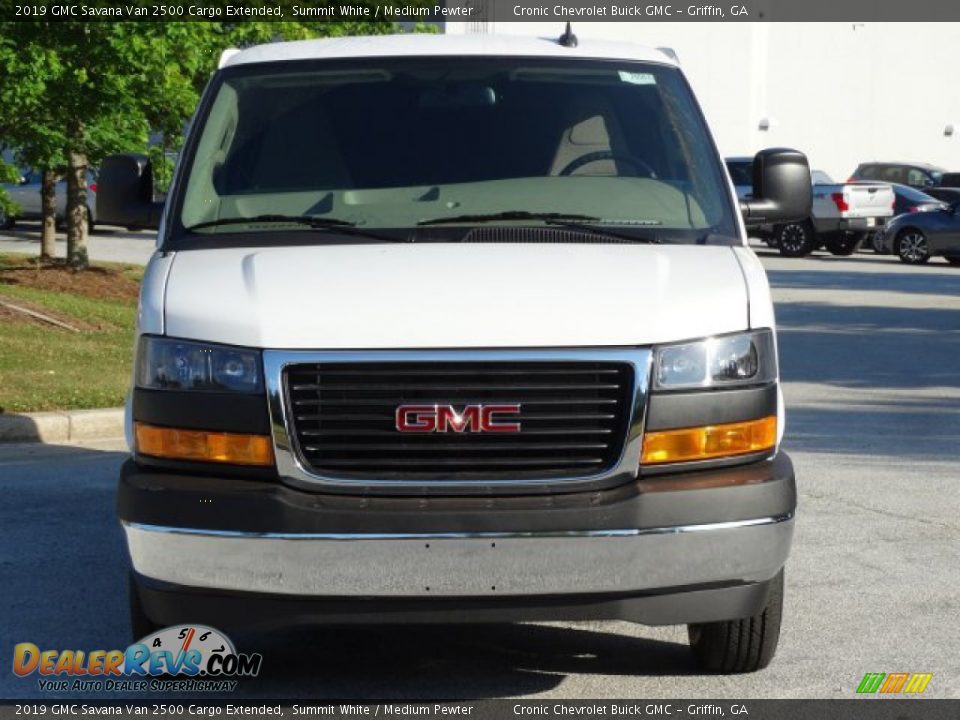 2019 GMC Savana Van 2500 Cargo Extended Summit White / Medium Pewter Photo #4