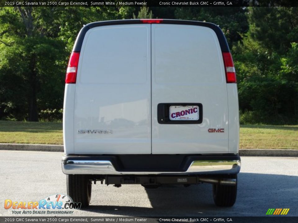 2019 GMC Savana Van 2500 Cargo Extended Summit White / Medium Pewter Photo #6