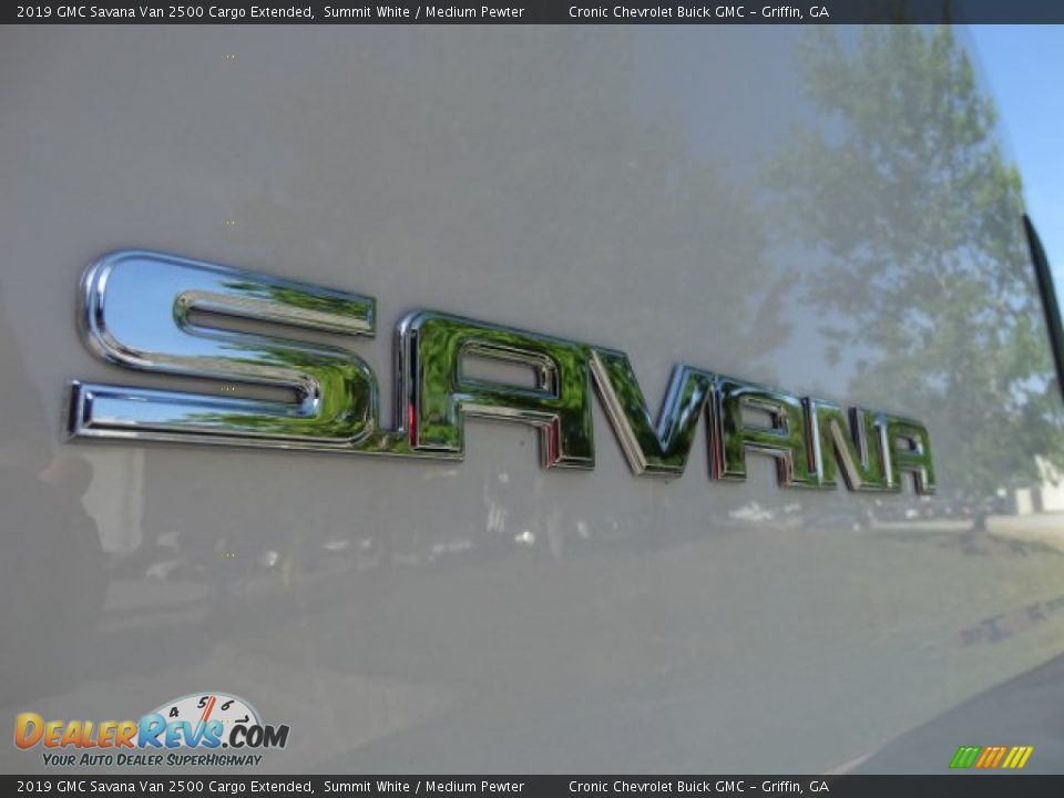 2019 GMC Savana Van 2500 Cargo Extended Summit White / Medium Pewter Photo #7