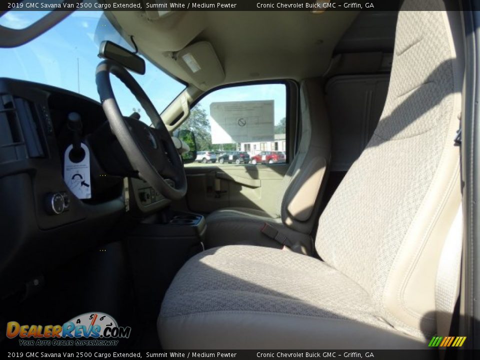 2019 GMC Savana Van 2500 Cargo Extended Summit White / Medium Pewter Photo #13