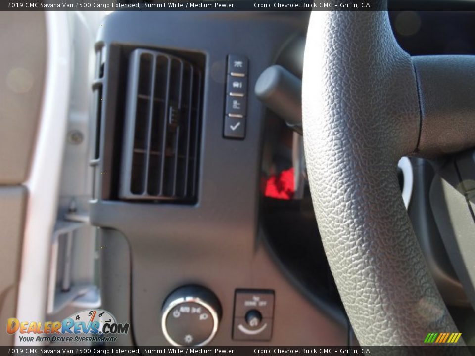 2019 GMC Savana Van 2500 Cargo Extended Summit White / Medium Pewter Photo #14