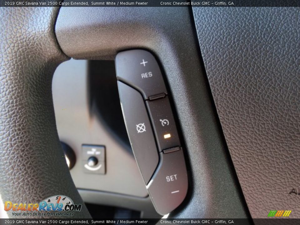 2019 GMC Savana Van 2500 Cargo Extended Summit White / Medium Pewter Photo #15