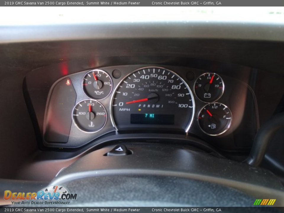 2019 GMC Savana Van 2500 Cargo Extended Summit White / Medium Pewter Photo #16