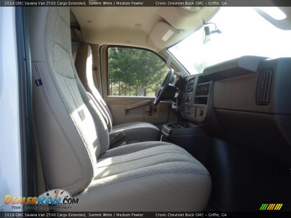 2019 GMC Savana Van 2500 Cargo Extended Summit White / Medium Pewter Photo #24