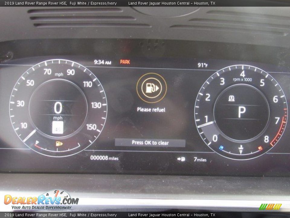 2019 Land Rover Range Rover HSE Fuji White / Espresso/Ivory Photo #32