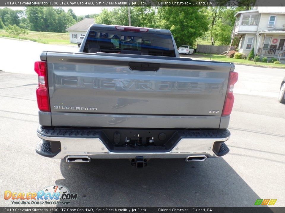 2019 Chevrolet Silverado 1500 LTZ Crew Cab 4WD Satin Steel Metallic / Jet Black Photo #9