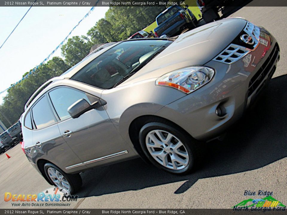 2012 Nissan Rogue SL Platinum Graphite / Gray Photo #31