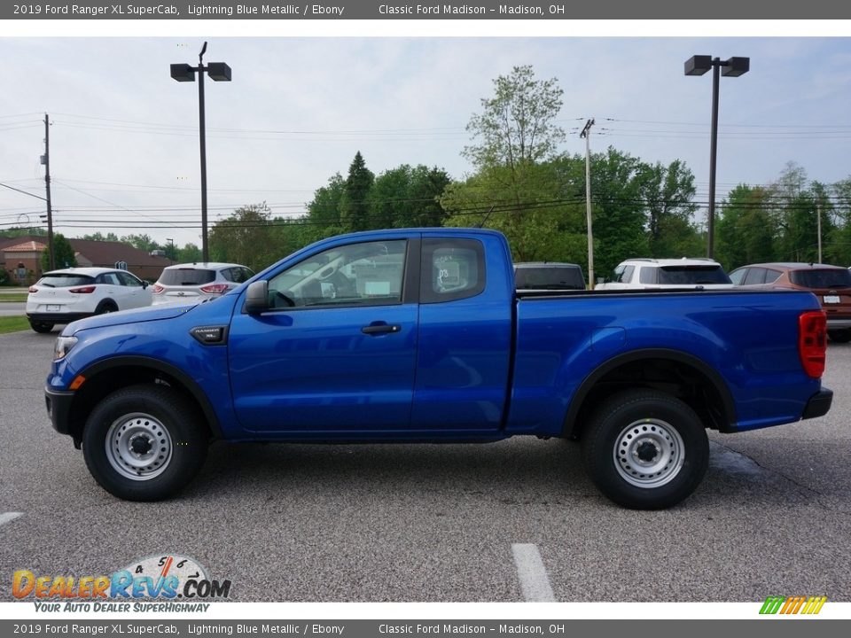 Lightning Blue Metallic 2019 Ford Ranger XL SuperCab Photo #2