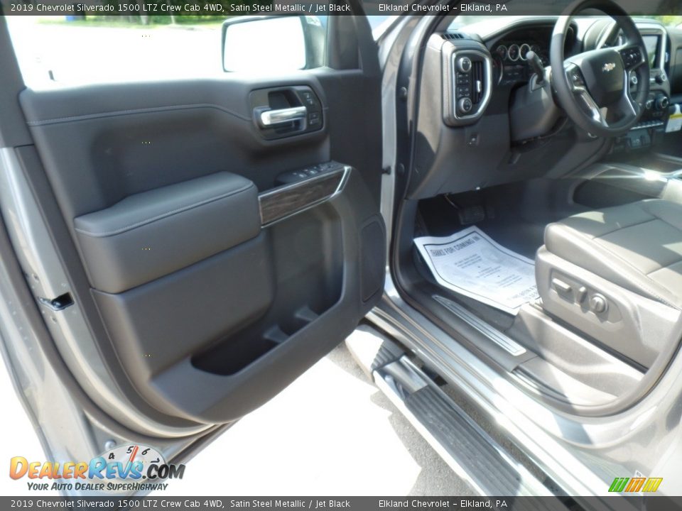 2019 Chevrolet Silverado 1500 LTZ Crew Cab 4WD Satin Steel Metallic / Jet Black Photo #17