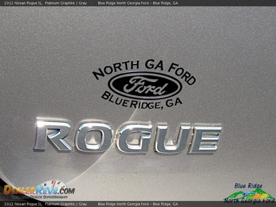 2012 Nissan Rogue SL Platinum Graphite / Gray Photo #34