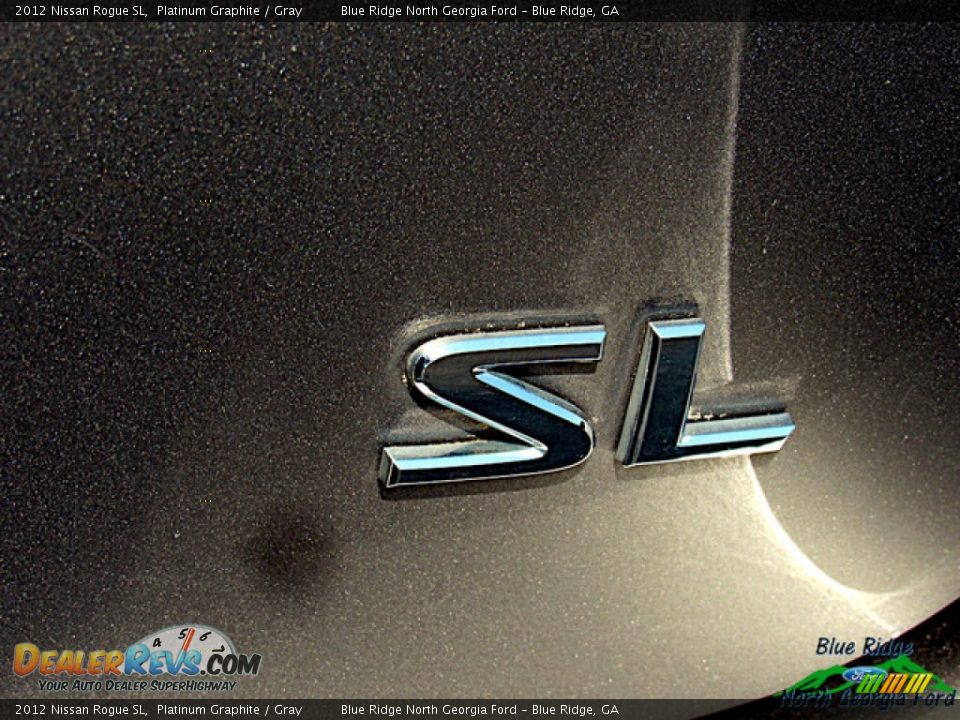 2012 Nissan Rogue SL Platinum Graphite / Gray Photo #35