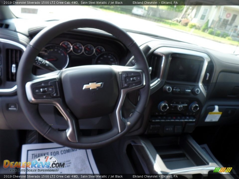 2019 Chevrolet Silverado 1500 LTZ Crew Cab 4WD Satin Steel Metallic / Jet Black Photo #23