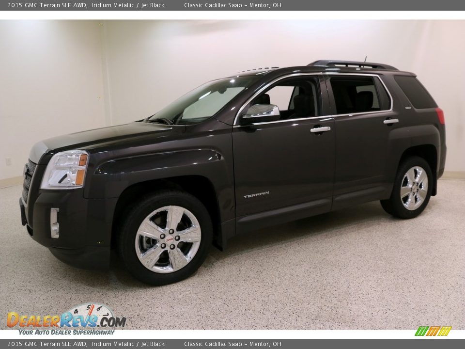 2015 GMC Terrain SLE AWD Iridium Metallic / Jet Black Photo #3