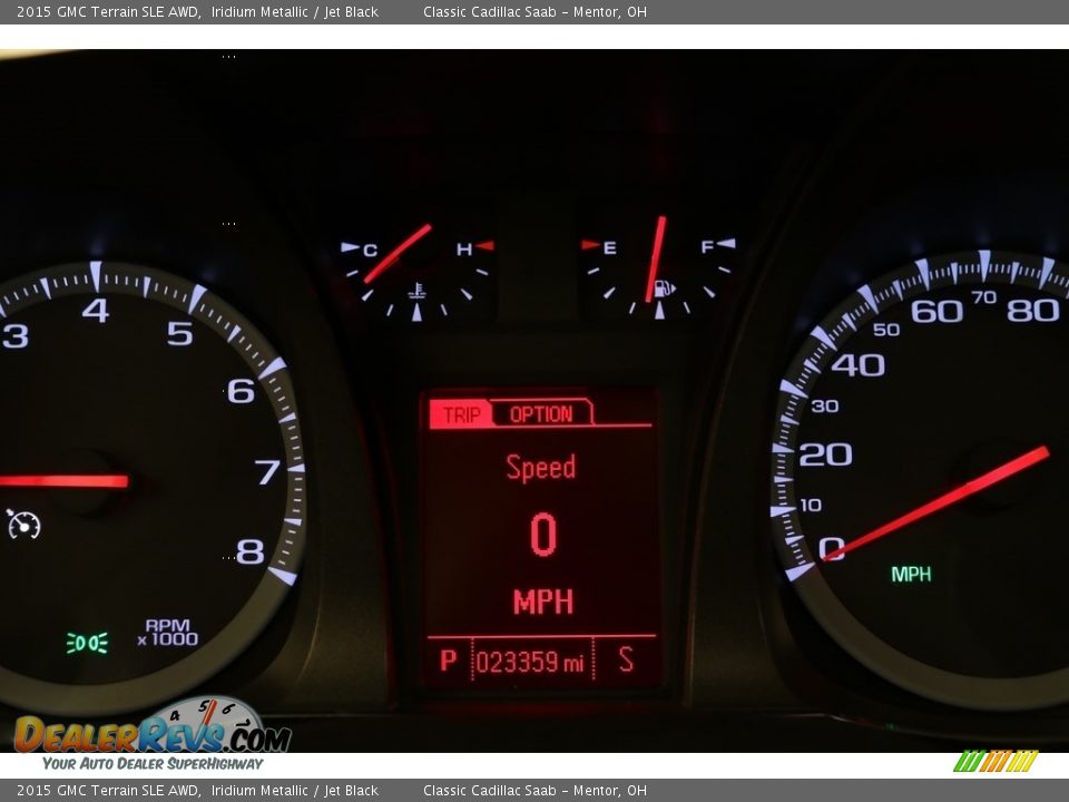 2015 GMC Terrain SLE AWD Iridium Metallic / Jet Black Photo #8
