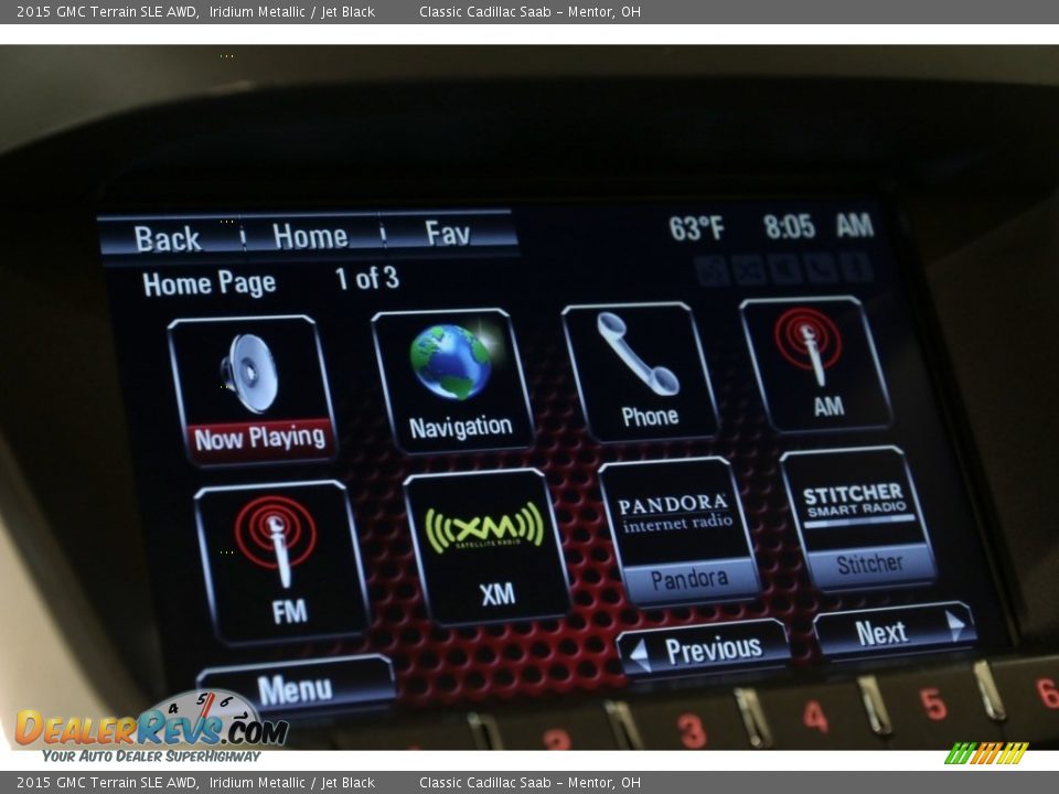 2015 GMC Terrain SLE AWD Iridium Metallic / Jet Black Photo #10