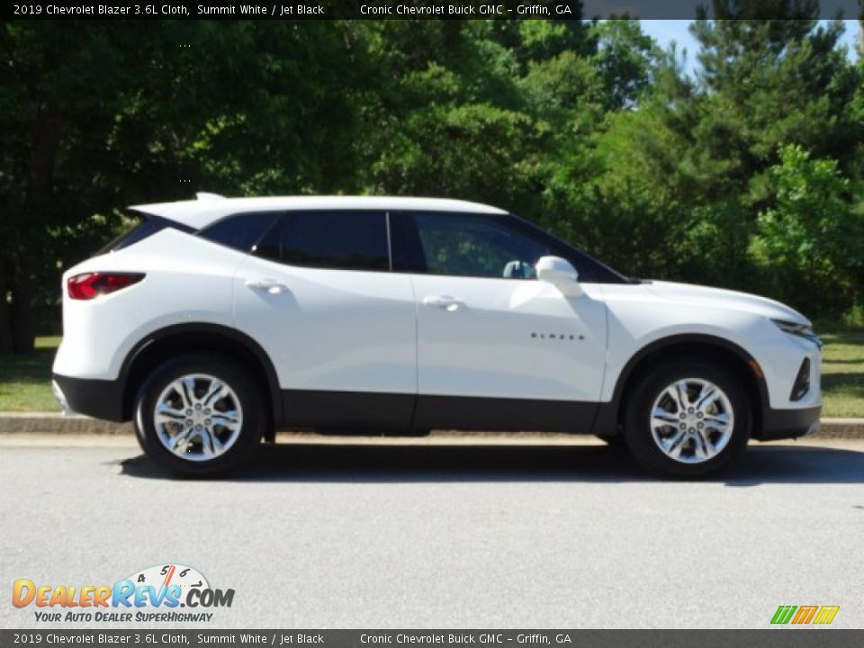 2019 Chevrolet Blazer 3.6L Cloth Summit White / Jet Black Photo #2