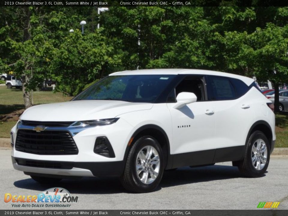 2019 Chevrolet Blazer 3.6L Cloth Summit White / Jet Black Photo #5