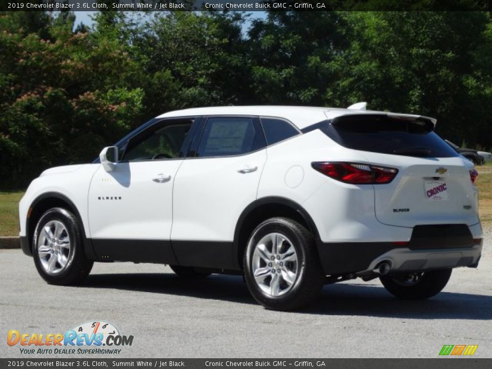 2019 Chevrolet Blazer 3.6L Cloth Summit White / Jet Black Photo #6