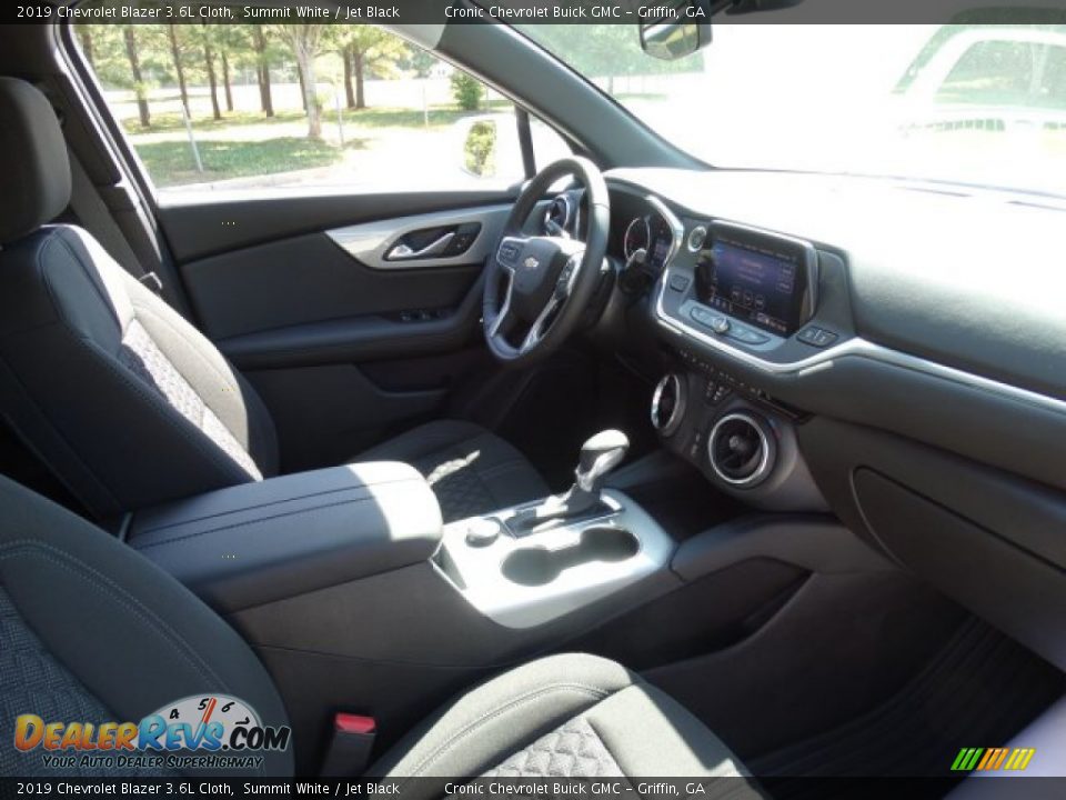2019 Chevrolet Blazer 3.6L Cloth Summit White / Jet Black Photo #25