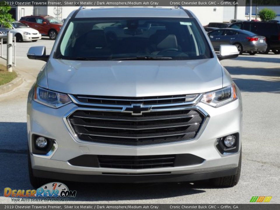 2019 Chevrolet Traverse Premier Silver Ice Metallic / Dark Atmosphere/Medium Ash Gray Photo #4