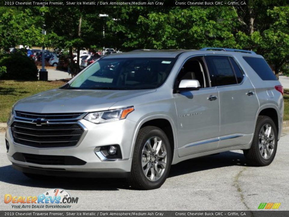 2019 Chevrolet Traverse Premier Silver Ice Metallic / Dark Atmosphere/Medium Ash Gray Photo #5