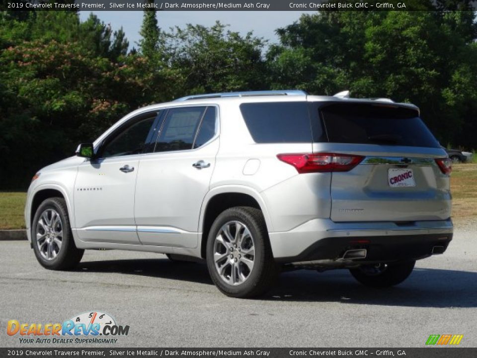 2019 Chevrolet Traverse Premier Silver Ice Metallic / Dark Atmosphere/Medium Ash Gray Photo #6