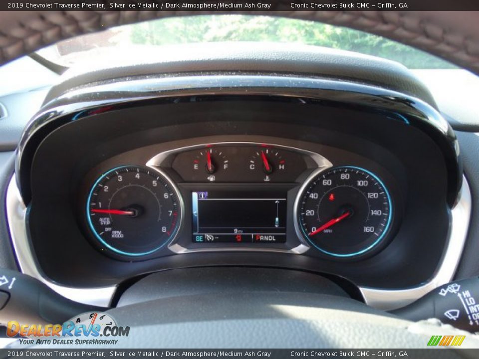 2019 Chevrolet Traverse Premier Silver Ice Metallic / Dark Atmosphere/Medium Ash Gray Photo #17