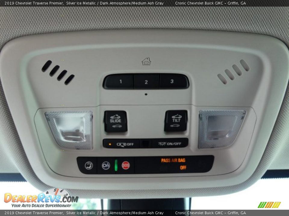 2019 Chevrolet Traverse Premier Silver Ice Metallic / Dark Atmosphere/Medium Ash Gray Photo #20