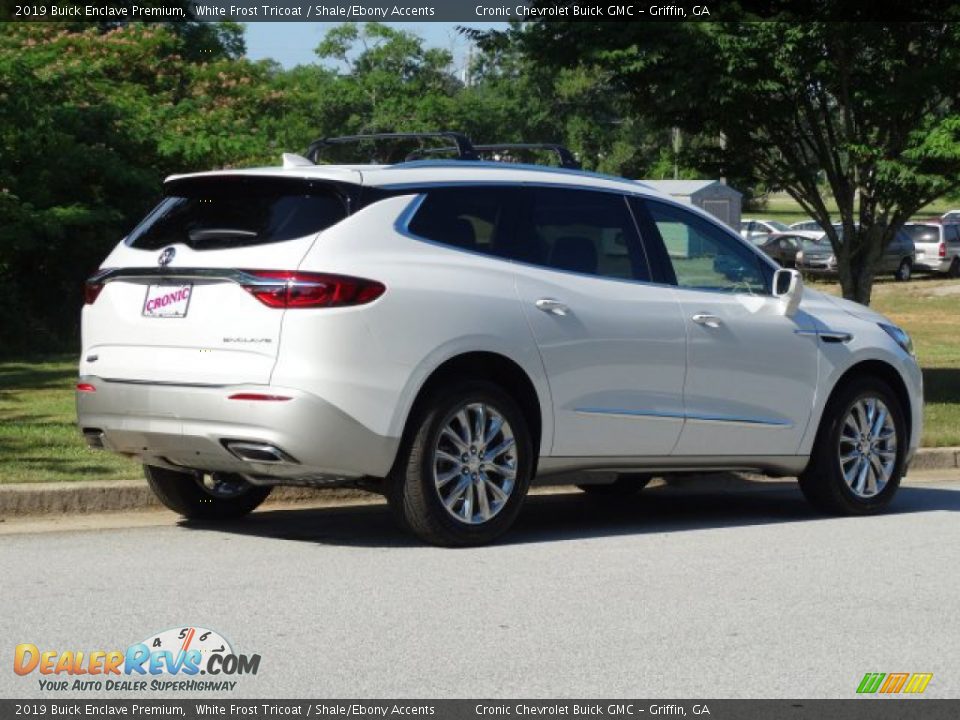 2019 Buick Enclave Premium White Frost Tricoat / Shale/Ebony Accents Photo #3