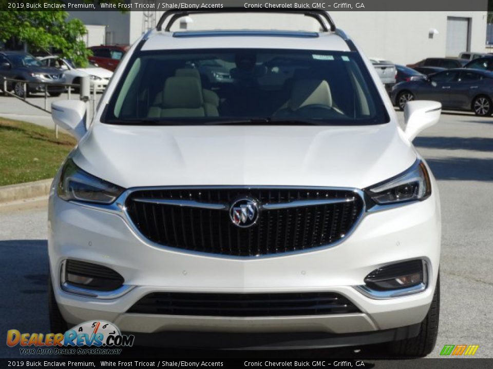 2019 Buick Enclave Premium White Frost Tricoat / Shale/Ebony Accents Photo #4