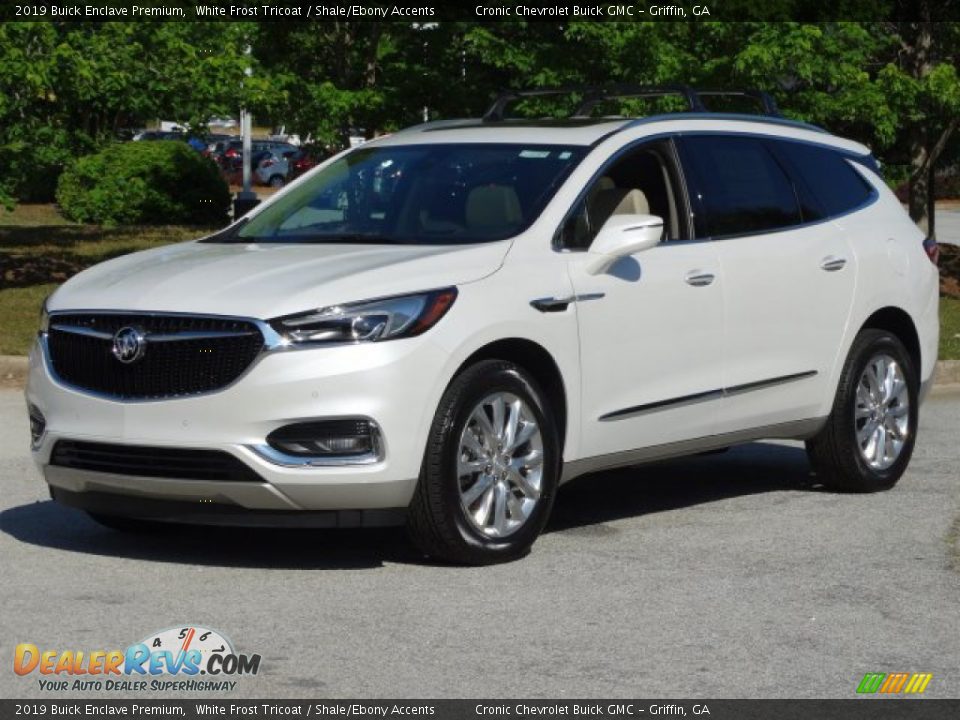 2019 Buick Enclave Premium White Frost Tricoat / Shale/Ebony Accents Photo #5
