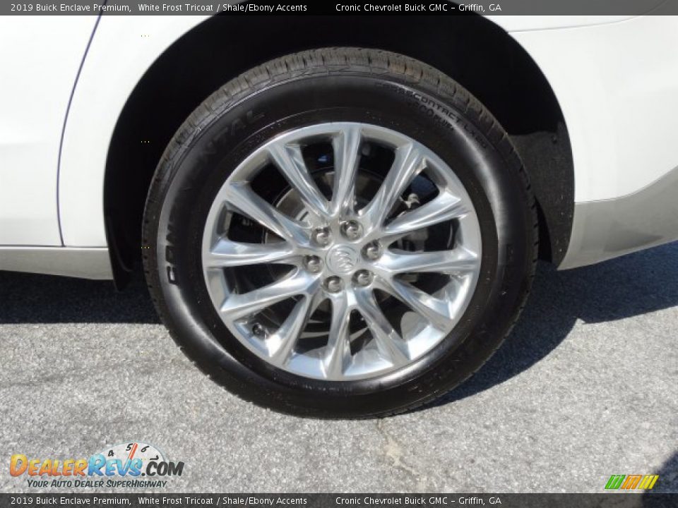 2019 Buick Enclave Premium White Frost Tricoat / Shale/Ebony Accents Photo #9