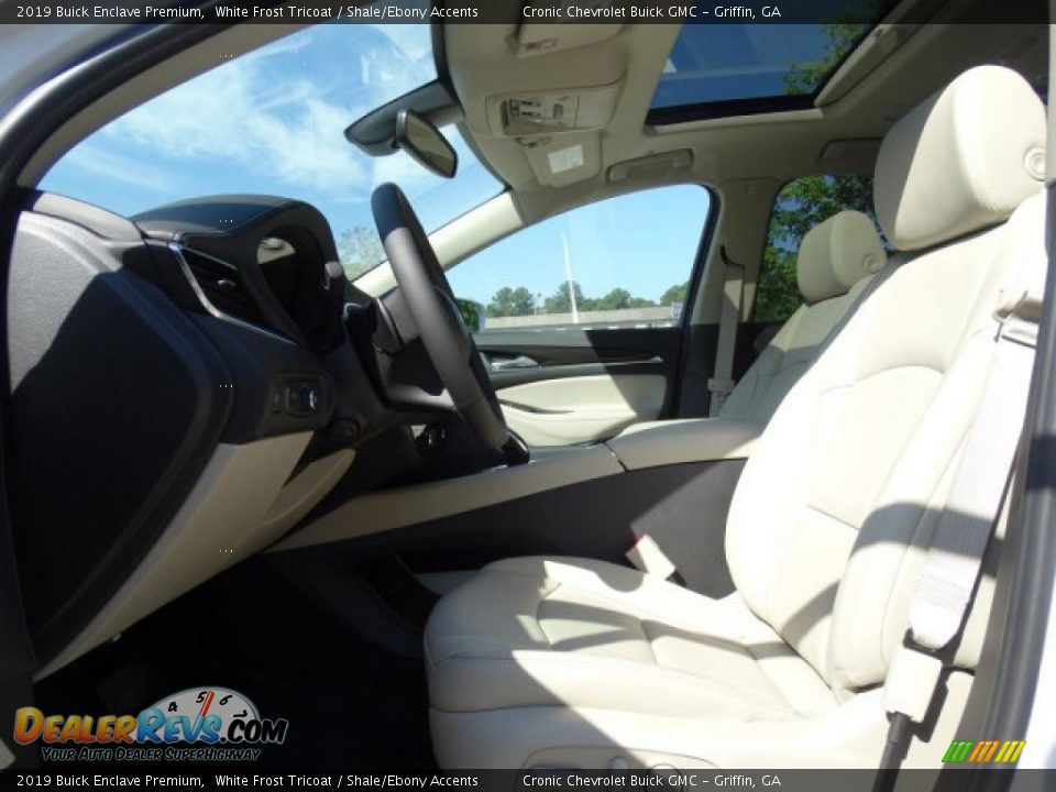 2019 Buick Enclave Premium White Frost Tricoat / Shale/Ebony Accents Photo #14
