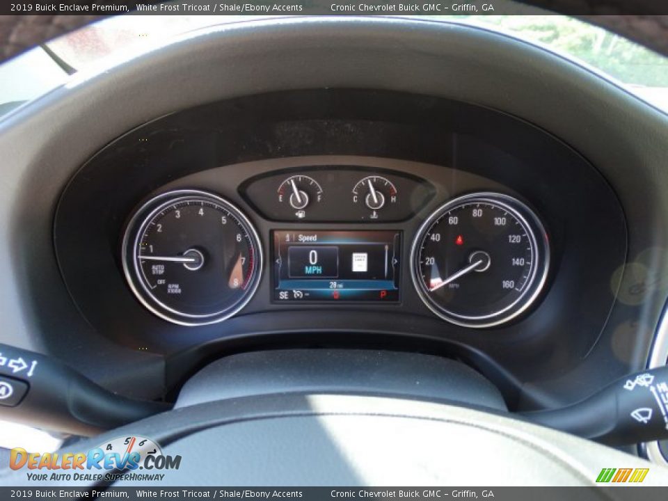 2019 Buick Enclave Premium White Frost Tricoat / Shale/Ebony Accents Photo #17