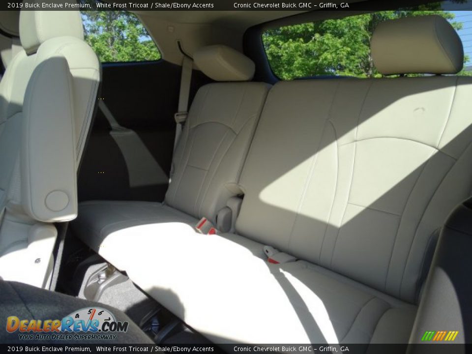 2019 Buick Enclave Premium White Frost Tricoat / Shale/Ebony Accents Photo #23