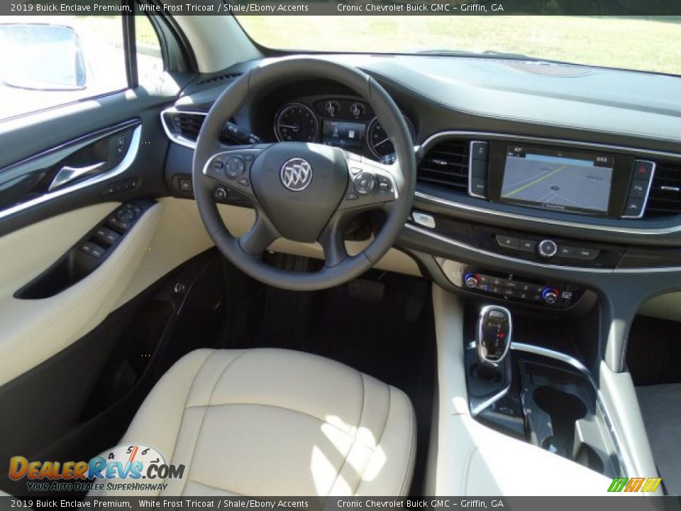 2019 Buick Enclave Premium White Frost Tricoat / Shale/Ebony Accents Photo #25
