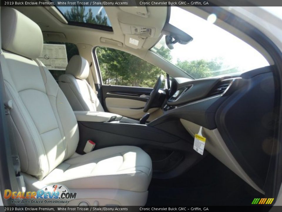 2019 Buick Enclave Premium White Frost Tricoat / Shale/Ebony Accents Photo #30