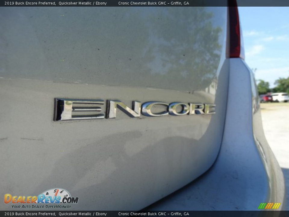 2019 Buick Encore Preferred Quicksilver Metallic / Ebony Photo #8