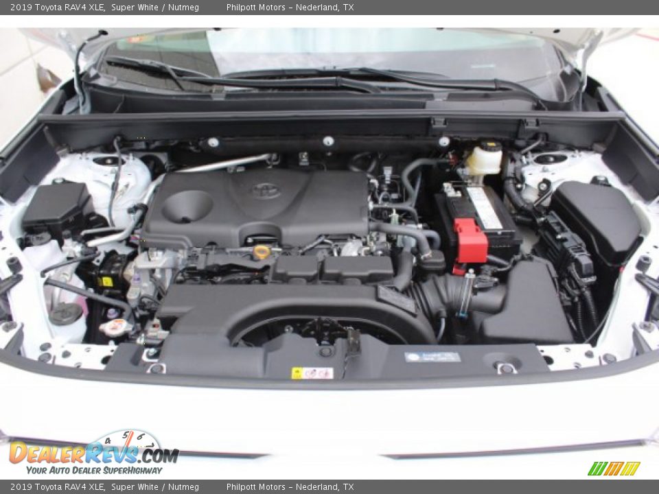 2019 Toyota RAV4 XLE Super White / Nutmeg Photo #21