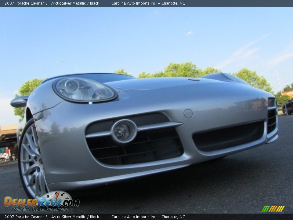 2007 Porsche Cayman S Arctic Silver Metallic / Black Photo #1